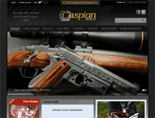 Tablet Screenshot of caspianarms.com